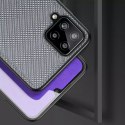 Dux Ducis Fino etui pokrowiec pokryty nylonowym materiałem Samsung Galaxy A22 4G szary