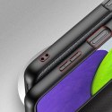 Dux Ducis Fino etui pokrowiec pokryty nylonowym materiałem Samsung Galaxy A22 4G szary