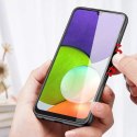 Dux Ducis Fino etui pokrowiec pokryty nylonowym materiałem Samsung Galaxy A22 4G szary