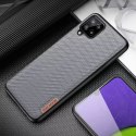 Dux Ducis Fino etui pokrowiec pokryty nylonowym materiałem Samsung Galaxy A22 4G szary