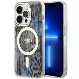 Etui na telefon Guess GUHMP14XHLEOPWB do Apple iPhone 14 Pro Max 6,7