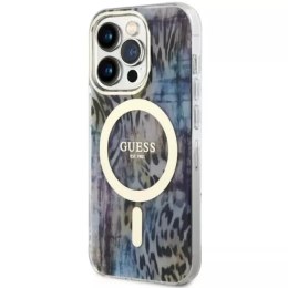 Etui na telefon Guess GUHMP14XHLEOPWB do Apple iPhone 14 Pro Max 6,7