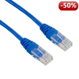 4World Kabel Sieciowy CAT 5e UTP 3m|niebieski