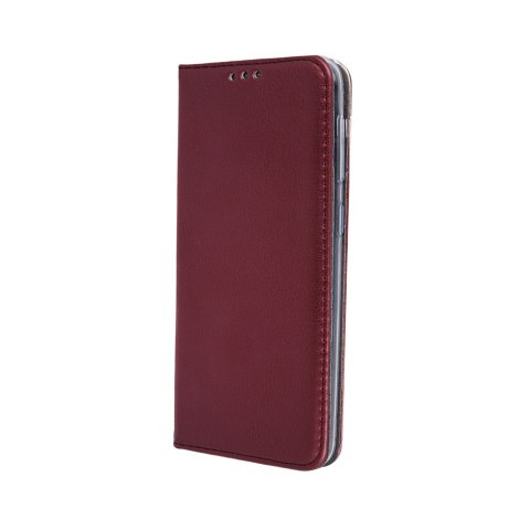 Etui Smart Magnetic do Motorola Moto G73 burgundowe