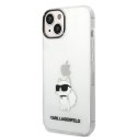 Karl Lagerfeld nakładka do iPhone 14 6,1" KLHCP14SHNCHTCT transparentna hardcase Ikonik Choupette