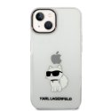 Karl Lagerfeld nakładka do iPhone 14 6,1" KLHCP14SHNCHTCT transparentna hardcase Ikonik Choupette