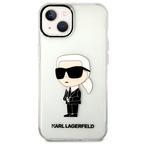 Karl Lagerfeld nakładka do iPhone 14 6,1" KLHCP14SHNIKTCT transparentna hardcase Ikonik Choupette