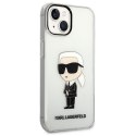 Karl Lagerfeld nakładka do iPhone 14 6,1" KLHCP14SHNIKTCT transparentna hardcase Ikonik Choupette