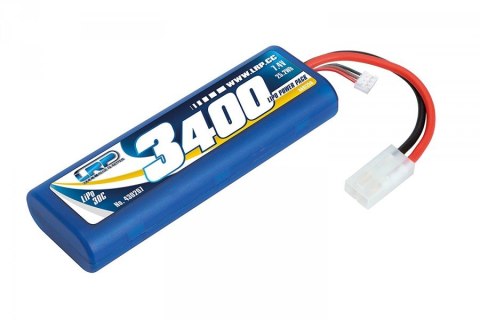 3400mAh 7.4V 30C 2S1P LRP Stickpack Hardcase