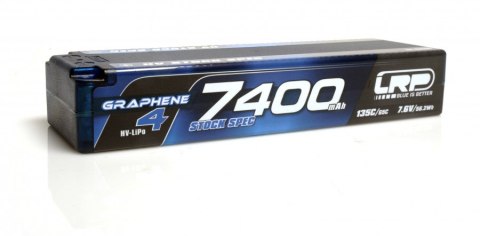 7400mAh 7.6V (2S) 120C/60C HardCase LRP GRAPHENE