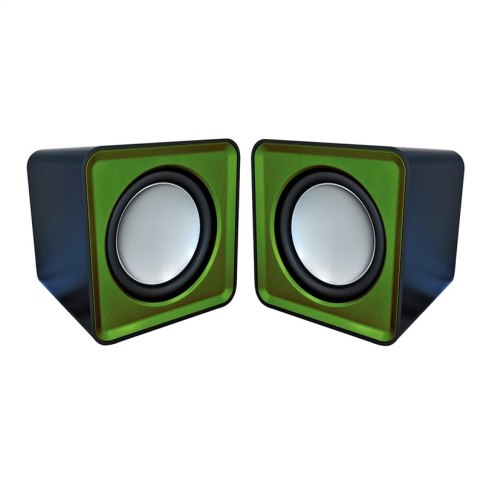 OMEGA SPEAKER GŁOŚNIK 2.0 SURVEYOR 6W USB GREEN [41921] TE