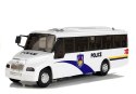 Model Autobusu Bus Policyjny Świeci Biały