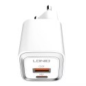 LDNIO A2318C USB nástěnná nabíječka, USB-C 20W USB-C kabel