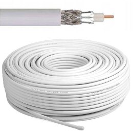 Kabel Antenowy Koncentryczny RG6 TV SAT 6.8mm 50m