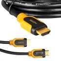 Kabel HDMI HIGH SPEED 4K UHD Full HD 3D MIEDŹ 1,5M