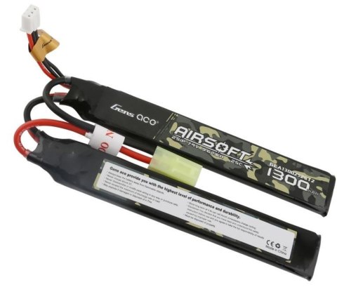 1300mAh 11.1V 25C Gens Ace Slim Airsoft