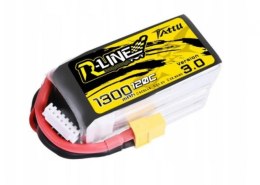 1300mAh 22.2V 130C 6S1P Tattu R-Line Version 4.0