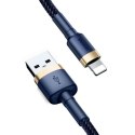 KABEL BASEUS CAFULE USB-LIGHTNING 2.4A 1M GOLD/NAVY