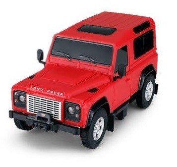 Land Rover Defender 1:24 RTR (zasilanie na baterie AA) - Czerwony