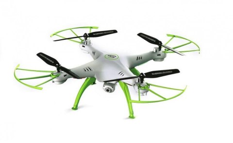 Syma X5HW (kamera FPV 0.3MP, 2.4GHz, funkcja zawisu, zasięg do 50m, 33cm) - Biały