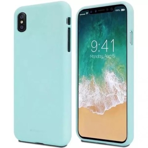 Měkké pouzdro na telefon Mercury pro iPhone 14 Pro mint/mint