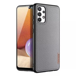 Dux Ducis Fino etui pokrowiec pokryty nylonowym materiałem Samsung Galaxy A32 4G szary