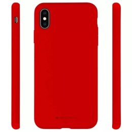 Etui na telefon Mercury Silicone do iPhone 12/12 Pro czerwony/red