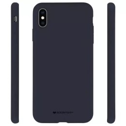 Etui na telefon Mercury Silicone do iPhone 12/12 Pro granatowy/navy