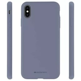 Etui na telefon Mercury Silicone do iPhone 12/12 Pro lawendowy/lavender gray