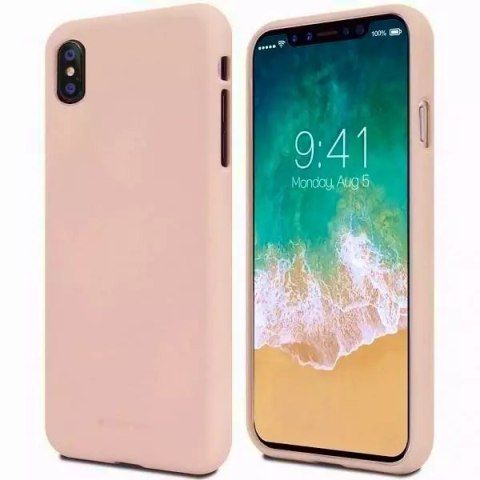 Etui na telefon Mercury Soft do iPhone 12 Mini różowo-piaskowy/pink sand