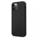 Etui na telefon Silicone Tone On Tone hardcase do iPhone 12 Pro Max czarny/black