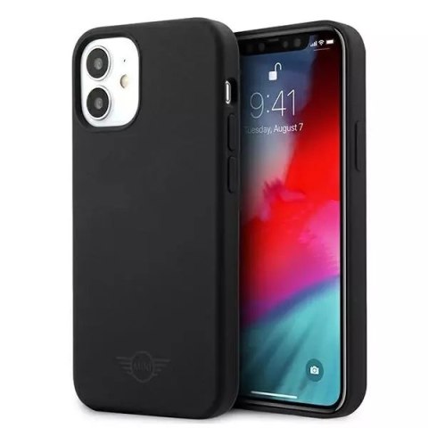 Etui na telefon Silicone Tone On Tone hardcase do iPhone 12 mini czarny/black