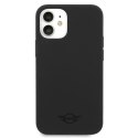 Etui na telefon Silicone Tone On Tone hardcase do iPhone 12 mini czarny/black