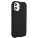 Etui na telefon Silicone Tone On Tone hardcase do iPhone 12 mini czarny/black