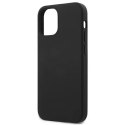 Etui na telefon Silicone Tone On Tone hardcase do iPhone 12 mini czarny/black