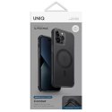 UNIQ etui Combat iPhone 14 Pro Max 6,7" Magclick Charging czarny/concrete charcoal