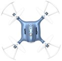 Syma X21W (kamera FPV, 2.4GHz, żyroskop, auto-start, zawis, zasięg do 20m, 13.5cm) - Niebieski