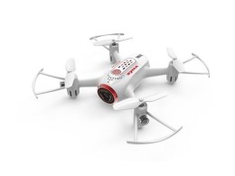 Syma X22SW (kamera FPV WiFi, 2.4GHz, żyroskop, auto start, zawis, zasięg do 25m, 17.6cm) - Biały