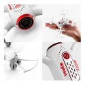 Syma X22SW (kamera FPV WiFi, 2.4GHz, żyroskop, auto start, zawis, zasięg do 25m, 17.6cm) - Biały