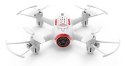 Syma X22W (kamera FPV WiFi, 2.4GHz, żyroskop, auto start, zawis, zasięg do 25m, 14.4cm) - Biały