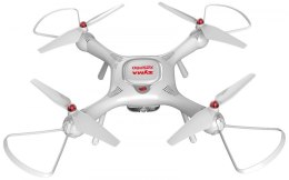 Syma X25 PRO (GPS, zdalnie obracana kamera WiFi FPV 720p, 2.4GHz, 37.5cm) - Biały