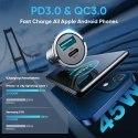 JOYROOM C-A35 2-PORT CAR CHARGER PD45W/QC3.0 BLACK