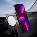 Spigen uchwyt samochodowy z ładowarką ITM12W Onetap Pro 3 Magnetic Magsafe Vent Car Mount Wireless Charger black