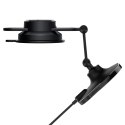 Spigen uchwyt samochodowy z ładowarką ITM35W Onetap Pro 3 Magnetic Magsafe Dashboard Car Mount Wireless Charger black