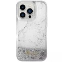 Etui Guess GUHCP14LLCSGSGH do iPhone 14 Pro 6.1" hardcase Liquid Glitter Marble