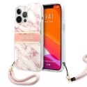 Etui Guess GUHCP13XKMABPI do iPhone 13 Pro Max 6,7" hardcase Marble Strap Collection