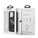 Etui Guess GUHCP13LSA4GSBK do iPhone 13 Pro/13 6,1" hardcase Saffiano 4G Metal Logo