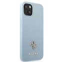 Etui Guess GUHCP13SPS4MB do iPhone 13 mini 5,4" hardcase Saffiano 4G Small Metal Logo