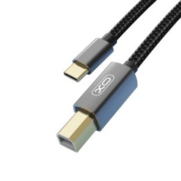 XO kabel GB010B USB-C - USB-B 1,5 m czarny