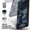 Pouzdro na telefon Ringke Dual X pro iPhone Xs Max camo blue / camo blue